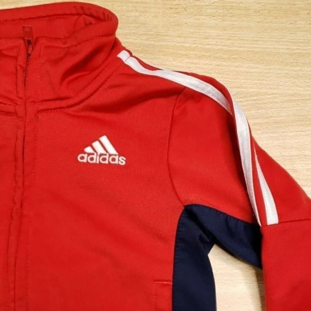 Adidas Toddler  Full Zip Track Jacket.